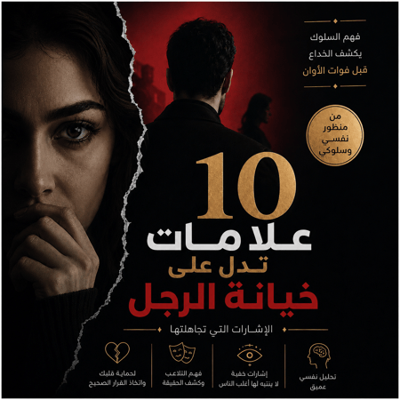 10 علامات تدل على خيانة الرجل