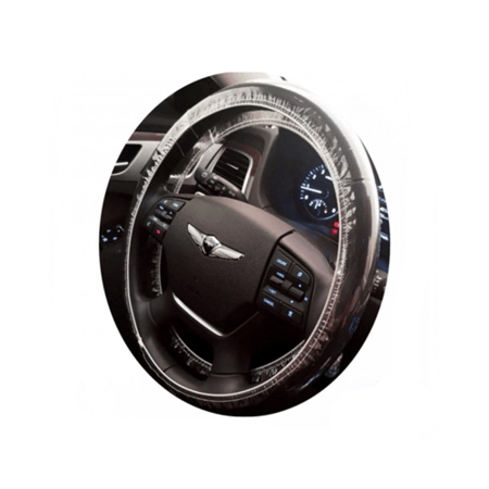غطاء مقود السيارة شفاف قوي