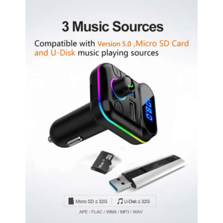 شاحن هاتف متعدد وظائف Mp3