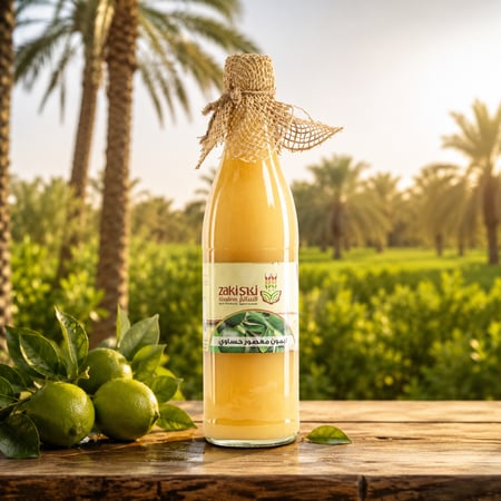 ليمون مشمس حساوي معصور 700 مل — طبيعي 100% معتّق