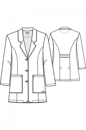 لاب كوت طويل قريز اناتومي سقنتشر 2402