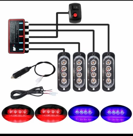 إنارة جانبية مزدوجة