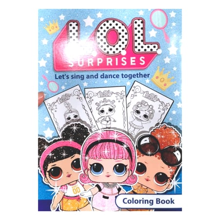 دفتر تلوين LOL