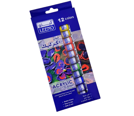 الوان اكريلك 12 مل  لينو