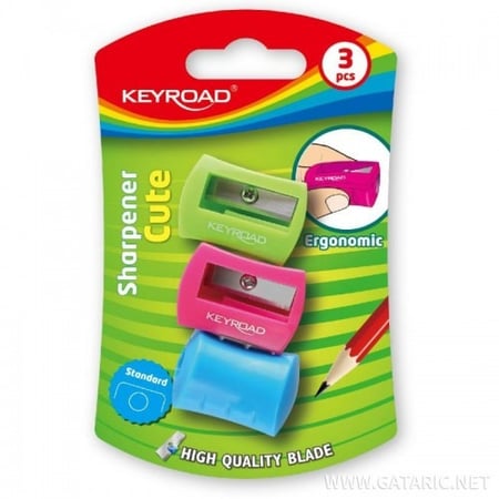 طقم من 3 برايات ملونة - KEYROAD