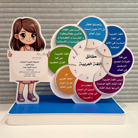 مجسم حقائق اللغة العربية