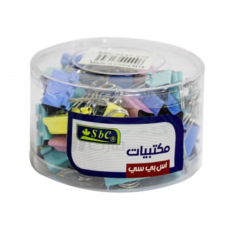 علبة مشابك ورق ألوان الباستيل ( الحجم اختيار من متعدد )