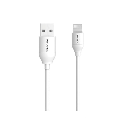 كيبل جلد فلات ايفون.120cm  من Vedra