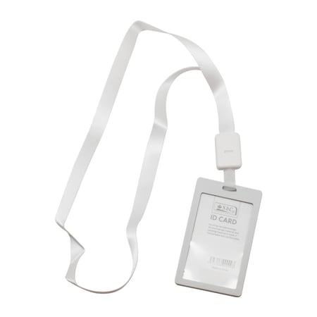 حامل بطاقة طولي ملون مع الحبل - SBC