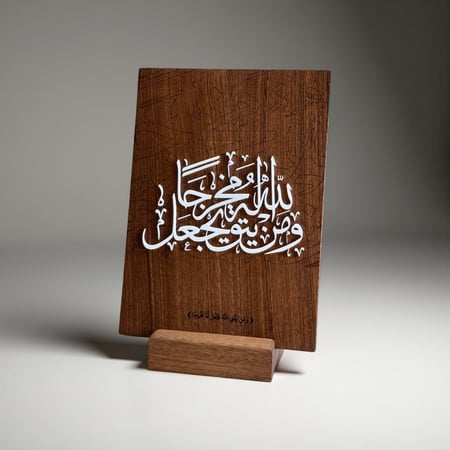 استاند وَمَنْ يَتَّقِ اللَّهَ يَجْعَلْ لَهُ مَخْرَجًا