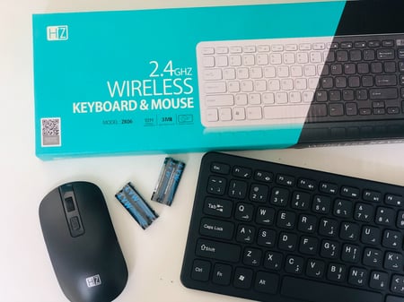لوحة مفاتيح + ماوس لا سلكية - HEATZ  ZK06