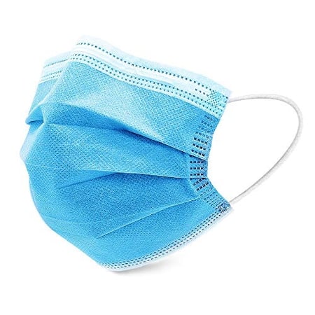 حزمة من 50 كمام  ثلاثي الطبقات