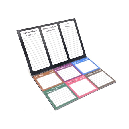 ورق ملاحظات لاصق 30 ورقة 6 تصاميم بريما