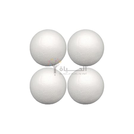 كرات فلين - 4 قطع - 9 سم - SBC