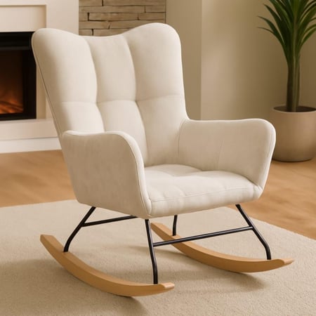 كرسي بوكلية بتصميم فخم و أنيق رمادي فاتح