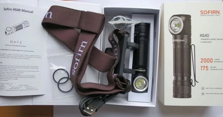 كشاف راس من شركة sofirn HS40  2000lm قوي الاناره