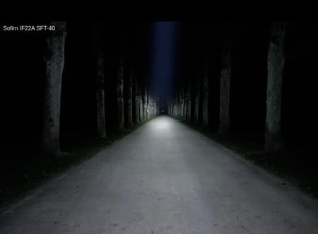 كشاف Sofirn IF22A LED قوي 2100 لومن - مدى 700 متر - أسود