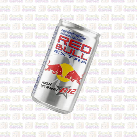 ريد بول اكسترا المدعم بفيتامين ب12، 170 مل مستورد تايلاند Red Bull Extra Energy Drink high vitamin B12 170ml
