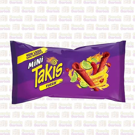 تاكيس فويجو رقائق ذرة بالفلفل والليمون المصغرة Takis Mini
