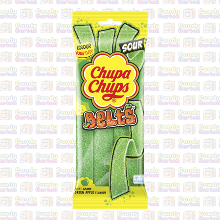 Chupa Chups Belts Sour Apple 90g