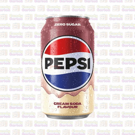 Pepsi Zero Sugar Cream Soda Flavor 330ml Imported from Britain
