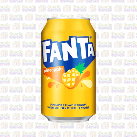 فانتا بنكهة الاناناس 355 ةمل مستورد كندا Fanta pineapple 355ml