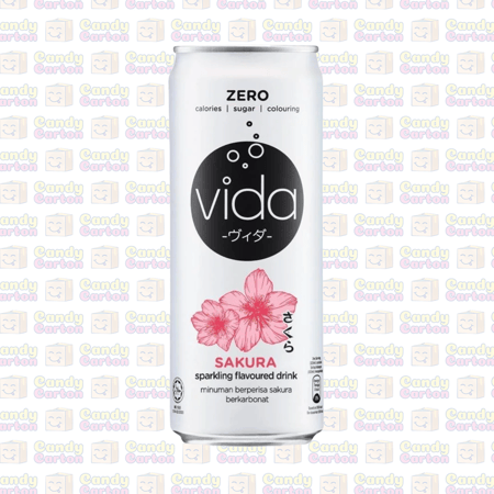 Vida Zero Sakura Sparkling Drink 325ml Imported from Malaysia
