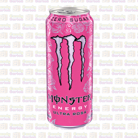 مونستر الترا روز مشروب طاقة خالي من السكر 500 مل مستورد المملكة المتحدة Monster energy Zero Sugar Ultra Rosa Energy Drink Can 500ml