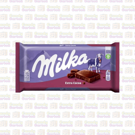 لوح شوكولاتة ميلكا اكسترا كاكاو 90 جرام مستورد المانيا  Milka Extra Cocoa 90g