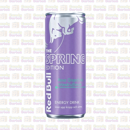 ريد بول اصدار الربيع  مشروب طاقة بنكهة الجريب فروت الوردي والودروف 250 مل مستورد امريكا Red Bull The Spring Edition Rosa Grapefruit  Woodruff Flavor 250ML