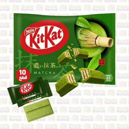كتكات ميني بنكهة الماتشا 113 جرام مستورد اليابان نستله Nestle KitKat Mini matcha 113g