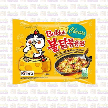 اندومي ساميانغ بولداك كوري رامن جبنة بولداك بنكهة الدجاج الساخن buldak