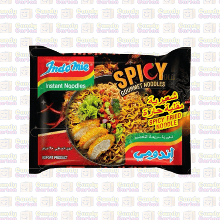 اندومي نودلز مقلية سريعة التحضير بنكهة  الحارة 90 جرام مستورد تايلند Indomie Spicy  Fried Noodles 90g
