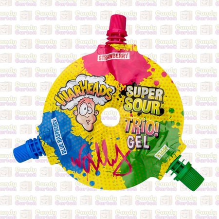 وارهيدز تريو جل حلاوة حامضة جل ثلاث نكهات WARHEADS