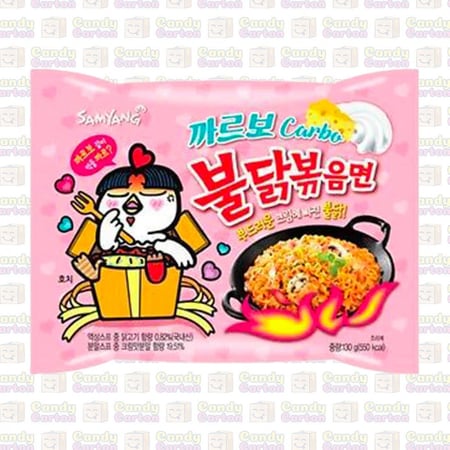 Samyang Buldak Ramen Noodles Pink Spicy Chicken Carbonara 130g