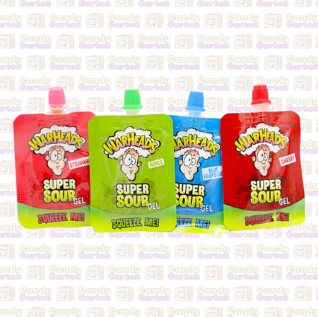 WARHEADS وارهيدز حلاوة حامضة جل ( حبة نكهة عشوائية )