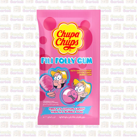 شوبا شوبس حلوى قطن و علكه بالون بنكهه الفواكه - Chupa Chups