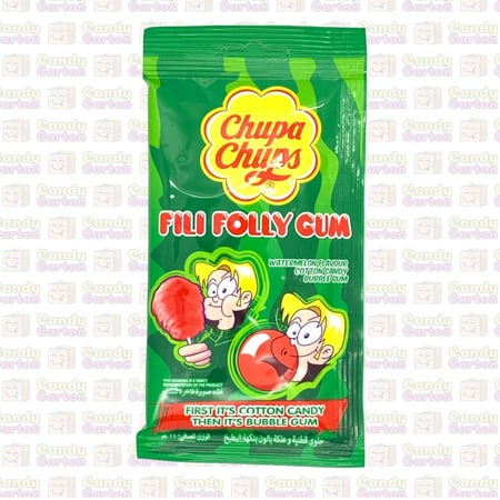 شوبا شوبس حلوى قطنيه و علكه بنكهه بالبطيخ - Chupa Chups