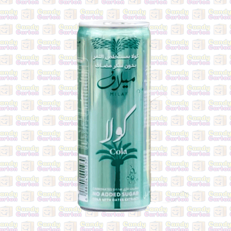ميلاف كولا بمستخلص التمر بدون سكر مضاف  240مل منتج سعودي Milaf Cola Ca