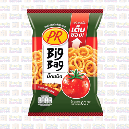 بي ار بيق باق مقرمشاتh نكهة الطماطم 80 جرام مستورد تايلند PR Big Bag  tomatoes 80g