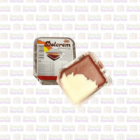 Dolcrem chocolate with hazelnut cream and Italian cocoa