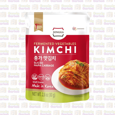 JONGGA sliced Napa Cabbage Kimchi 80g Imported from Korea