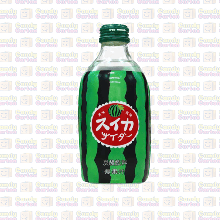 توموماسو مشروب غازي بنكهة البطيخ 300 مل مستورد اليابان Tomomasu Watermelon Flavored Soda 300ml