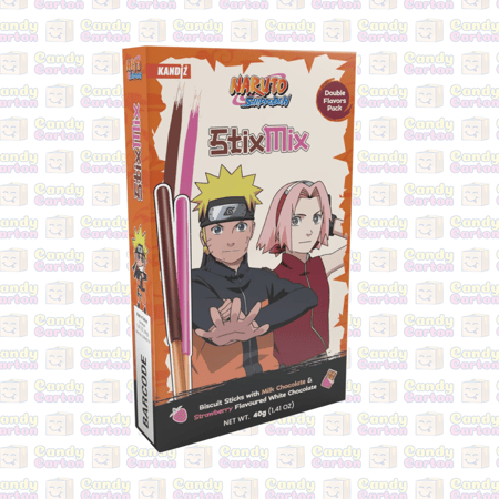 ناروتو ستيكس ميكس 40 جرام اصابع الشكولاتة 40 جرام Naruto StixMix 40g Chocolate Fingers 40 g