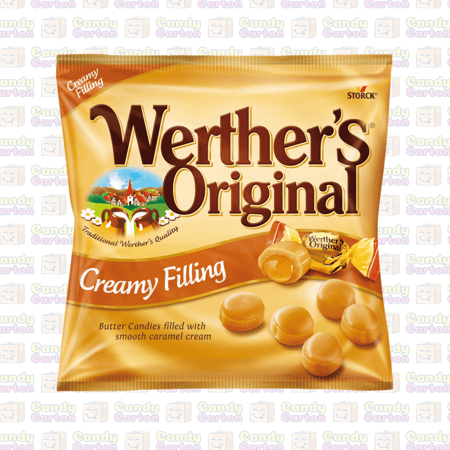 ويرذيرز حلوى بنكهة بحشوة الكريمة - 110جرام werthers original creamy toffees