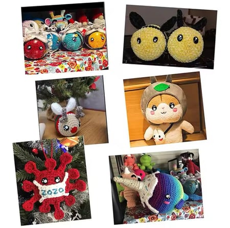 زوج عيون دمى