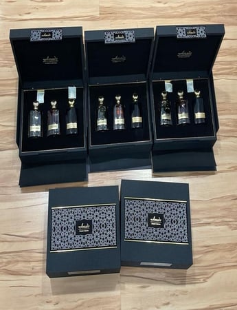 عطور امادو  اريبيان هيرتيج و عنبر رويال وامبريال عود