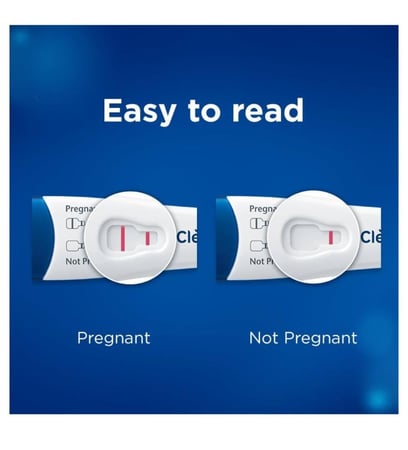 كلير بلو اختبار الحمل 2 حبه Clearblue