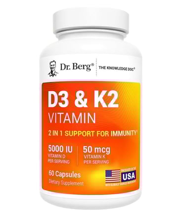 دكتور بيرج فيتامين D3 مع K2