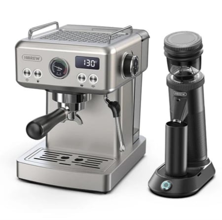 ماكينة القهوة الاحترافية + مطحنة احترافية